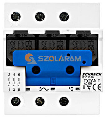 Schrack TYTAN T biztosítós kapcsoló, 3 pólusú, DO2/63A