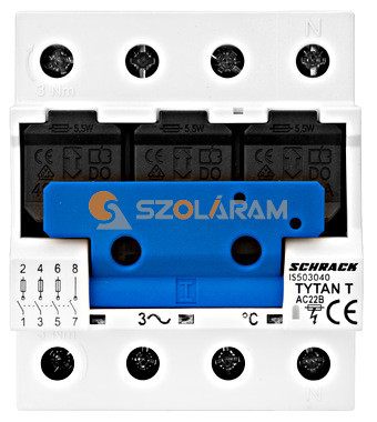 Schrack TYTAN T biztosítós kapcsoló, 3+N, DO2/63A