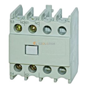   Schrack Segédérintkező,AC15 3A/230V,1z+1ny,LA315-LA33,mellső