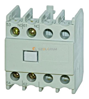 Schrack Segédérintkező,AC15 3A/230V,1z+1ny,LA315-LA33,mellső