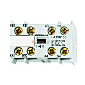   Schrack Segédérintkező AC15 3A/230V 2z+2ny, LA1 mini mágneskapcsoló