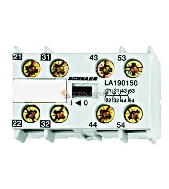 Schrack Segédérintkező AC15 3A/230V 2z+2ny, LA1 mini mágneskapcsoló