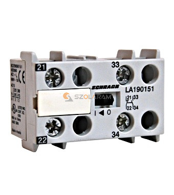 Schrack Segédérintkező AC15 3A/230V 1z+1ny, LA1 mini mágneskapcsoló