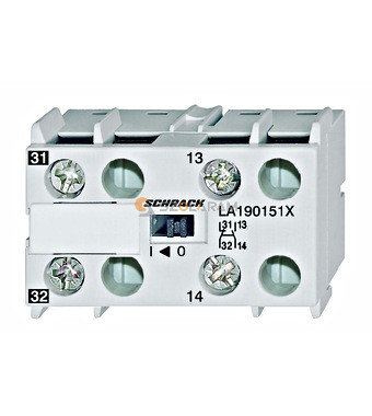 Schrack Segédérintkező blokk HKM11X 1z+1ny 10A (jobb)