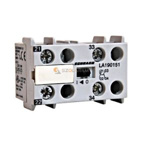   Schrack Segédérintkező, AC15 3A/230V, 2ny, LA1 mini mágnesk.-hoz
