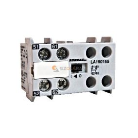   Schrack Segédérintkező, AC15 3A/230V, 2ny, LA1 mini segédmk.-hoz