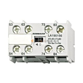   Schrack Segédérintkező, AC15 3A/230V, 4z, LA1 mini segédmk.-hoz