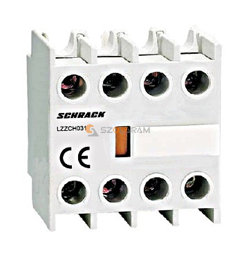 Schrack Segédérintkező, mellső, CUBICO Classic, 3z+1ny