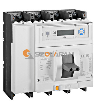 Schrack MX4 kompakt megszakító Type EM, 4P, 70kA, 800A