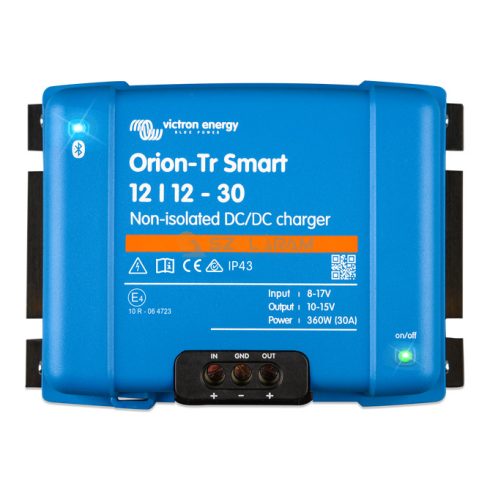 Victron Orion-Tr Smart 12/12-30A (360W) Non-isolated DC-DC charger DC/DC töltő