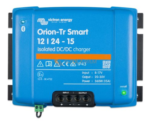 Victron Orion-Tr Smart 12/24-15A (360W) Isolated DC-DC charger DC/DC töltő