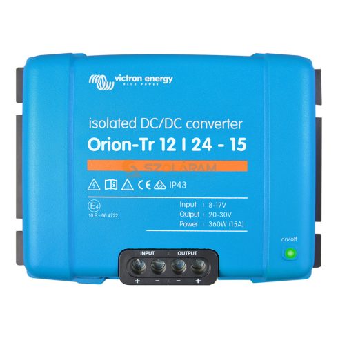 Victron Orion-Tr 12/24-15A (360W) Isolated DC-DC converter DC/DC átalakító