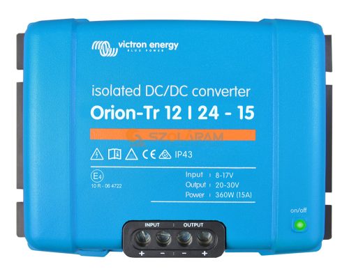 Victron Orion-Tr 12/24-15A (360W) Isolated DC-DC converter DC/DC átalakító