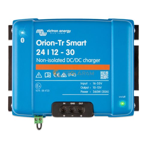 Victron Orion-Tr Smart 24/12-30A (360W) Non-isolated DC-DC charger DC/DC töltő