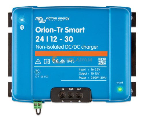 Victron Orion-Tr Smart 24/12-30A (360W) Non-isolated DC-DC charger DC/DC töltő