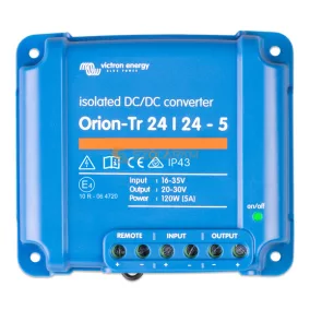   Victron Orion-Tr 24/24-5A (120W) Isolated DC-DC converter Retail DC/DC átalakító