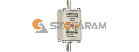 Mersen NH00 160A gL/gG 500V középső-kioldásjelzéssel NH00GG50V160 biztosítóbetét