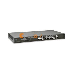   Schrack Switch 24xRJ45 10/100/1000, csendes, belső tápegység