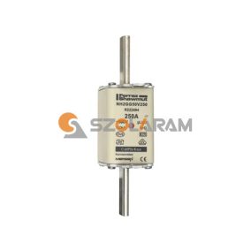   Mersen NH2 250A gL/gG 500V középső-kioldásjelzéssel NH2GG50V250 biztosítóbetét