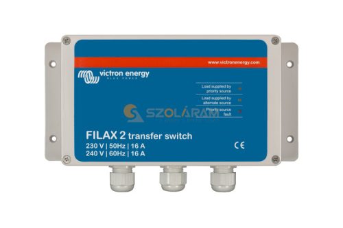 Victron Filax 2 Transfer Switch CE 230V/50Hz-240V/60Hz hálózat váltó kapcsoló