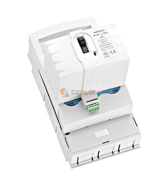 Schrack NH00 biztosítós kapcsoló 160A, M8 csavar+felügyelet