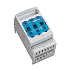 Schrack NH000 biztosító aljzat 125A, 30mm Compact rendszer