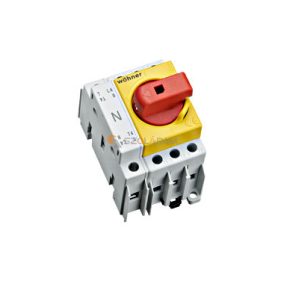 Schrack Terheléskapcsoló DIN sínre 3P + N, 63A, 16-25mm²