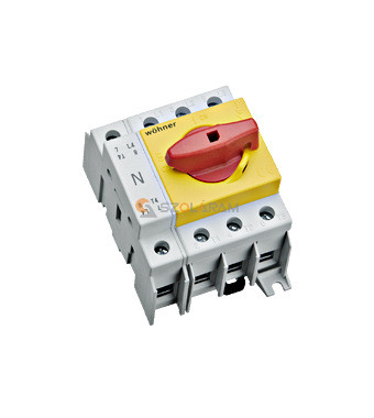 Schrack Terheléskapcsoló DIN sínre 3P + N, 80A