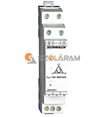 Schrack Fázis felügyeleti relé AMPARO, 400/230V AC, 1 váltó, 5A