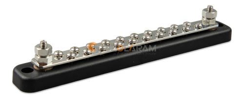 Victron Busbar 150A 2P with 20 screws +cover gyűjtősín