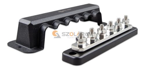 Victron Busbar 250A 2P with 6 screws +cover gyűjtősín
