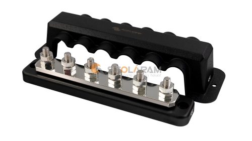 Victron Busbar 250A 6P +cover gyűjtősín