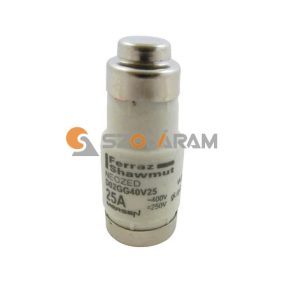 Mersen D02 25A gL/gG 400V D02GG40V25 biztosítóbetét