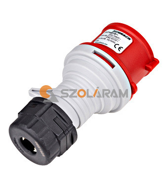 Schrack CEE lengő villa, 5 pólusú, 16A, 400V, IP44