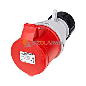 Schrack CEE lengő aljzat, 5 pólusú, 32A, 400V, IP44