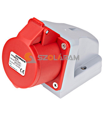 Schrack CEE fali aljzat, 5 pólusú, 16A, 400V, IP44