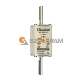   Mersen NH2 63A gL/gG 500V középső-kioldásjelzéssel NH2GG50V63 biztosítóbetét