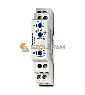 Schrack Multi időrelé (E,R,Ws,Wa,Es,Wu,Bp) 12-240VAC/DC, 1v, 8A,1KE