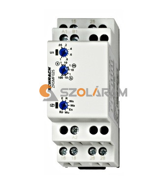 Schrack Multi időrelé (E,R,Ws,Wa,Es,Wu,Bp) 12-240VAC/DC, 2v, 8A,2KE